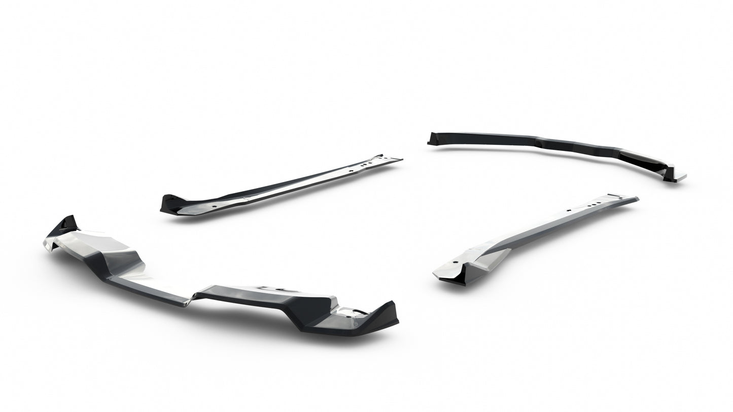 Zestaw Splitterów pasujący do Chevrolet Corvette Z06 C7