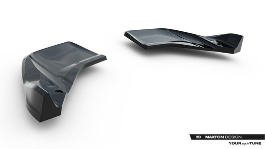 Lames De Pare-Chocs Arrière Latérales V.1 compatible avec Cupra Leon Hatchback Mk1 Facelift