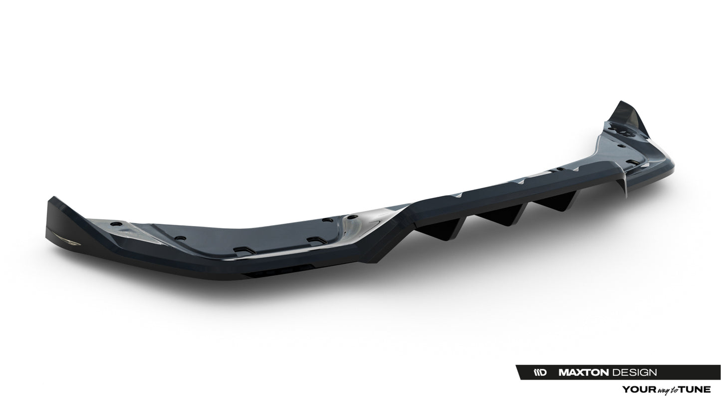 Hinten Splitter (mit einem vertikalem balken) V.1 Cupra Leon Hatchback Mk1 Facelift