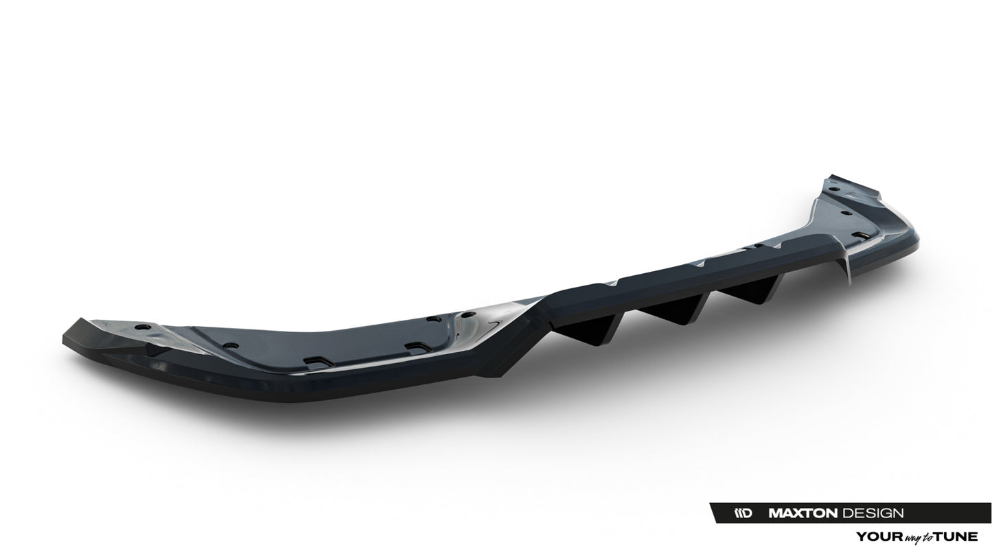 Hinten Splitter (mit einem vertikalem balken) V.2 Cupra Leon Hatchback Mk1 Facelift