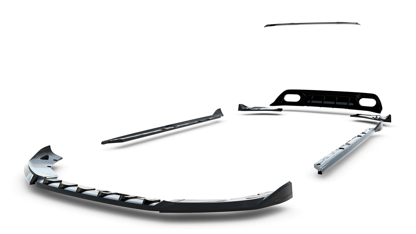 Ensemble Diffuseur V.1 compatible avec Cupra Leon Hatchback Mk1 Facelift