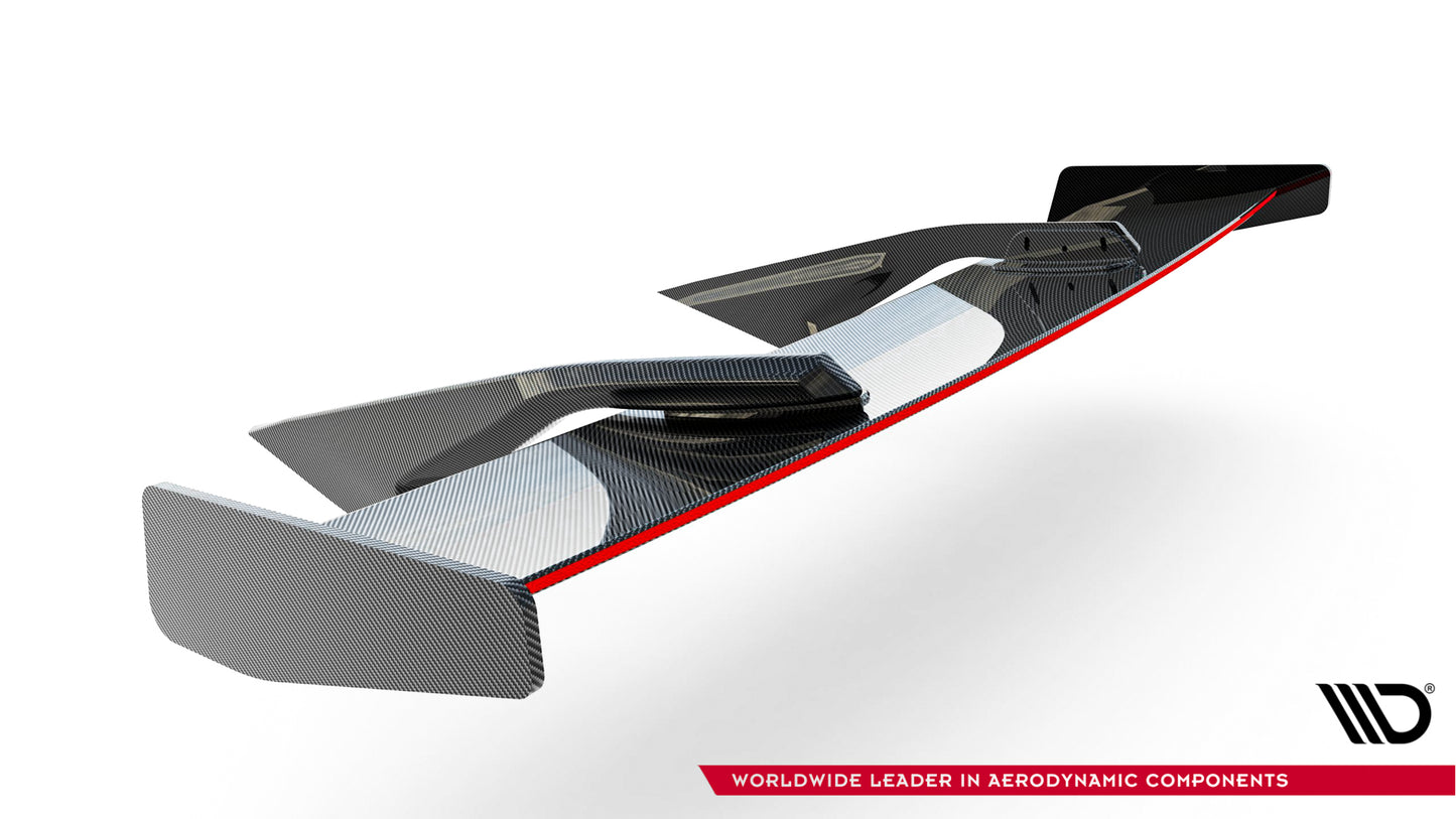 Karbonowy Spoiler + LED pasujący do Chevrolet Corvette C8