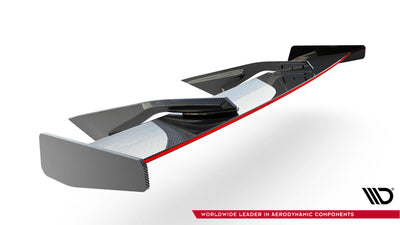 Karbonowy Spoiler + LED pasujący do Chevrolet Corvette C8