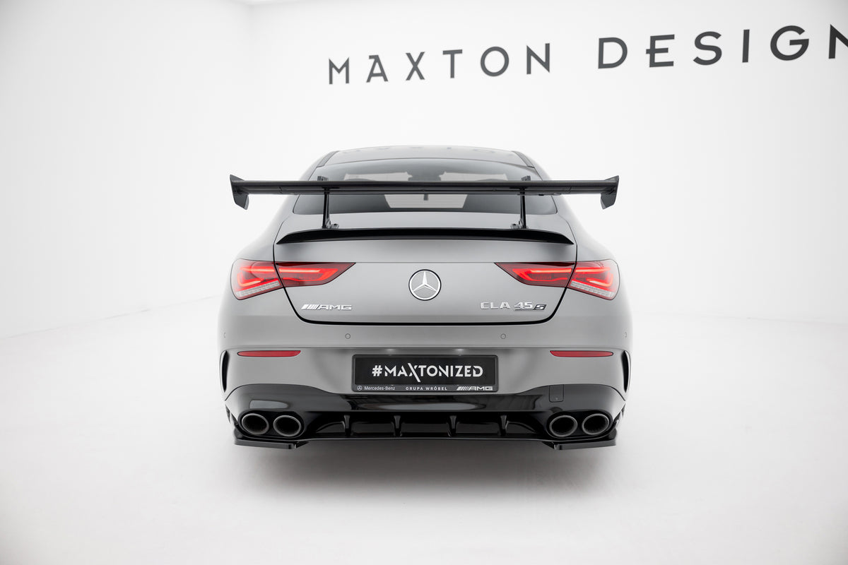 Karbonowy Spoiler Z Górnymi Mocowaniami pasujący do Mercedes-Benz CLA Coupe C118 / C118 Facelift