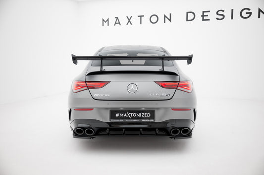 Carbon Spoiler With Upper Swan Mounting  suitable for Mercedes-Benz CLA Coupe C118 / C118 Facelift