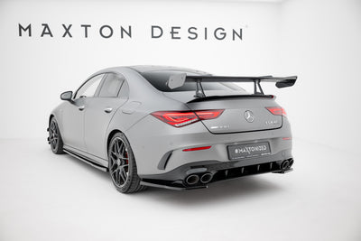 Karbonowy Spoiler Z Górnymi Mocowaniami pasujący do Mercedes-Benz CLA Coupe C118 / C118 Facelift