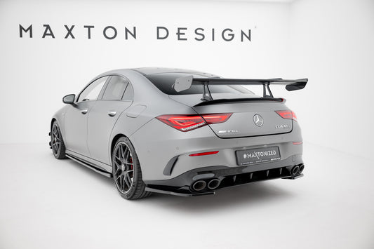 Carbon Spoiler With Upper Swan Mounting  suitable for Mercedes-Benz CLA Coupe C118 / C118 Facelift