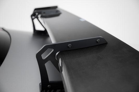 Carbon Spoiler With Upper Swan Mounting + LED suitable for Mercedes-Benz CLA Coupe C118 / C118 Facelift