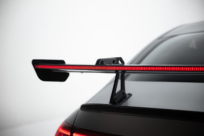Carbon Spoiler With Upper Swan Mounting + LED suitable for Mercedes-Benz CLA Coupe C118 / C118 Facelift
