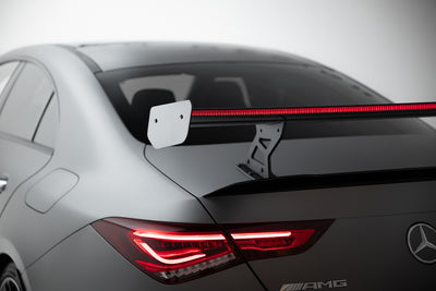 Carbon Spoiler With Internal Brackets Uprights + LED suitable for Mercedes-Benz CLA Coupe C118 / C118 Facelift