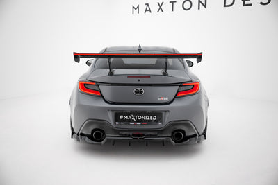 Carbon Spoiler With Internal Brackets Uprights + LED suitable for Toyota GR86 / Subaru BRZ Mk2