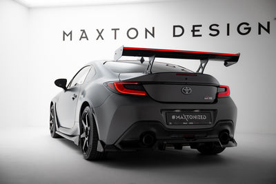 Carbon Spoiler With Internal Brackets Uprights + LED suitable for Toyota GR86 / Subaru BRZ Mk2