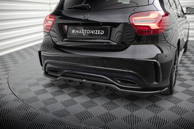 Arriere Splitter (Avec Une Barre Verticale) Mercedes-Benz A AMG-Line W176 Facelift