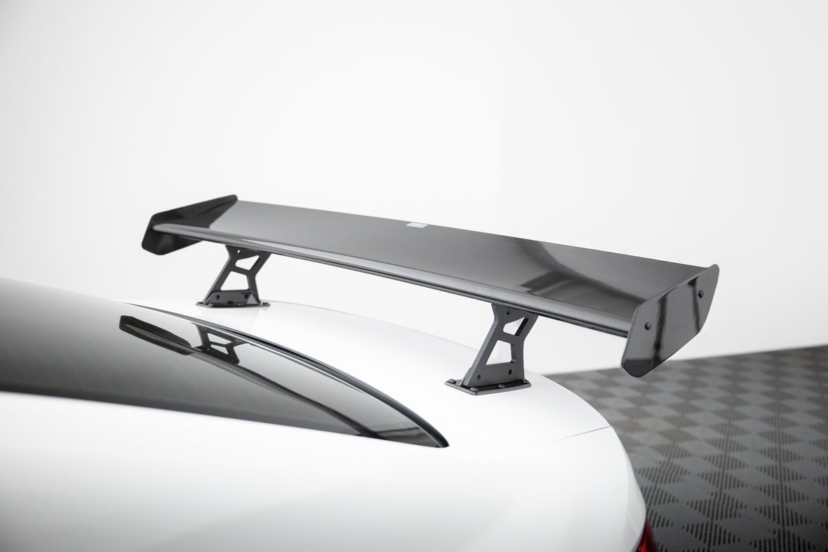 Carbon Spoiler With Internal Brackets Uprights + LED suitable for Volkswagen Jetta GLI Mk7