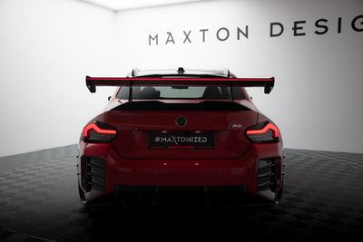 Carbon Spoiler With Upper Swan Mounting + LED compatible with BMW M2 G87