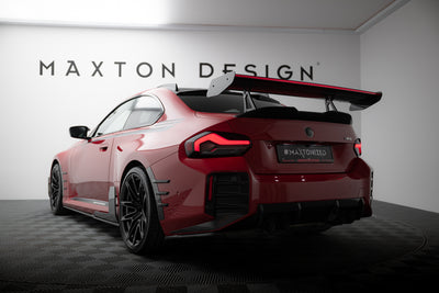 Carbon Spoiler With Upper Swan Mounting + LED compatible with BMW M2 G87