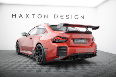 Carbon Spoiler With Upper Swan Mounting + LED compatible with BMW M2 G87