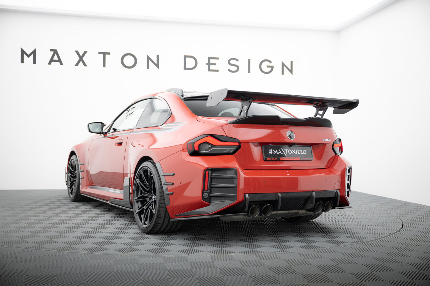 Carbon Spoiler With Internal Brackets Uprights suitable for BMW M2 G87