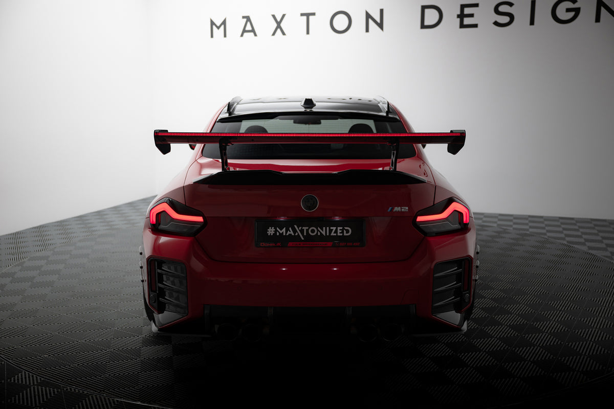 Karbonowy Spoiler Z Wewnętrznymi Wspornikami + LED pasujący do BMW M2 G87