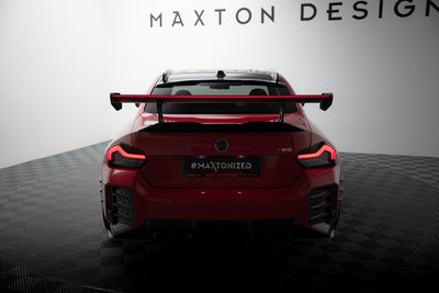 Karbonowy Spoiler Z Wewnętrznymi Wspornikami + LED pasujący do BMW M2 G87