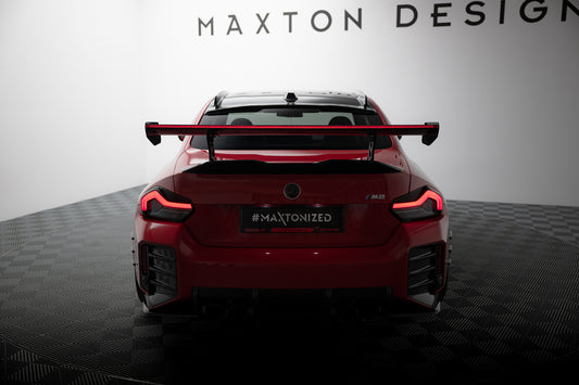 Carbon Spoiler With Internal Brackets Uprights + LED suitable for BMW M2 G87