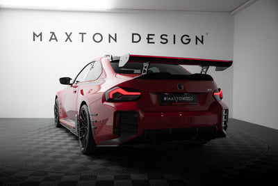 Karbonowy Spoiler Z Wewnętrznymi Wspornikami + LED pasujący do BMW M2 G87