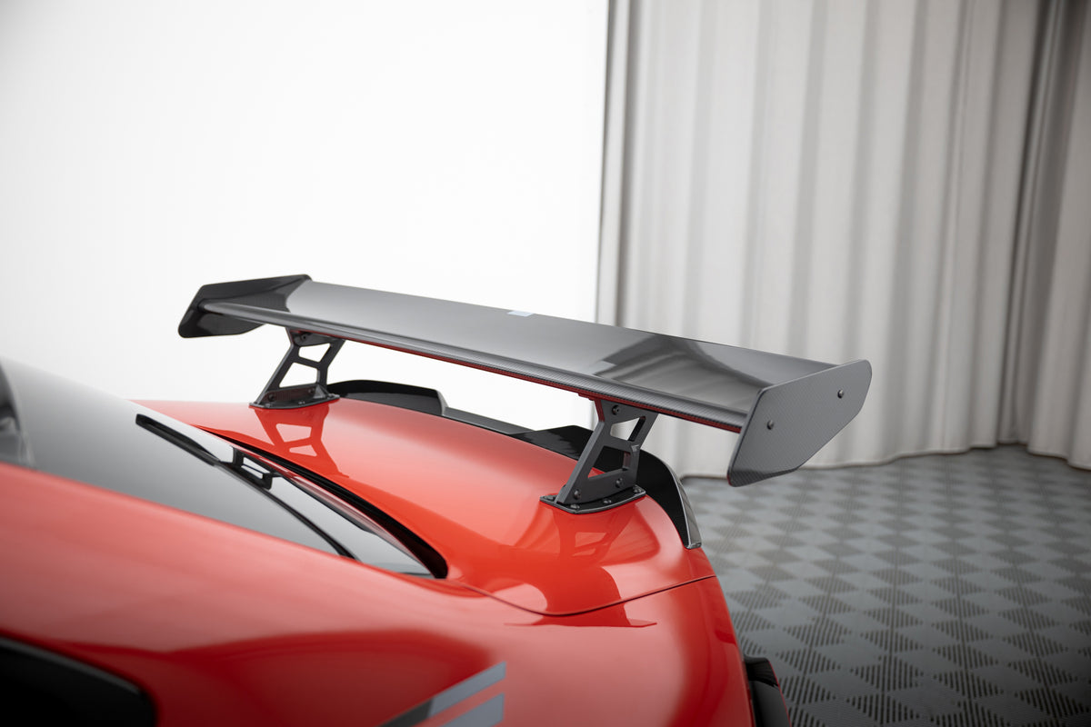 Karbonowy Spoiler Z Wewnętrznymi Wspornikami + LED pasujący do BMW M2 G87