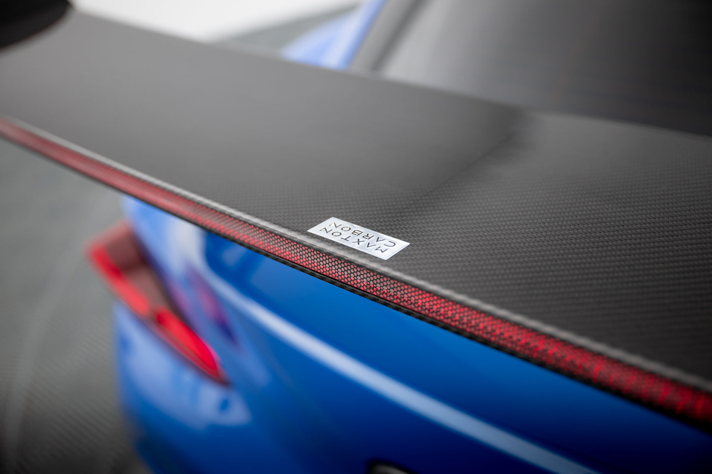 Carbon Spoiler With External Brackets Uprights + LED suitable for Toyota Supra Mk5
