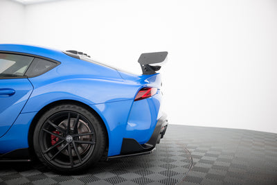 Carbon Spoiler With Upper Swan Mounting + LED suitable for Toyota Supra Mk5