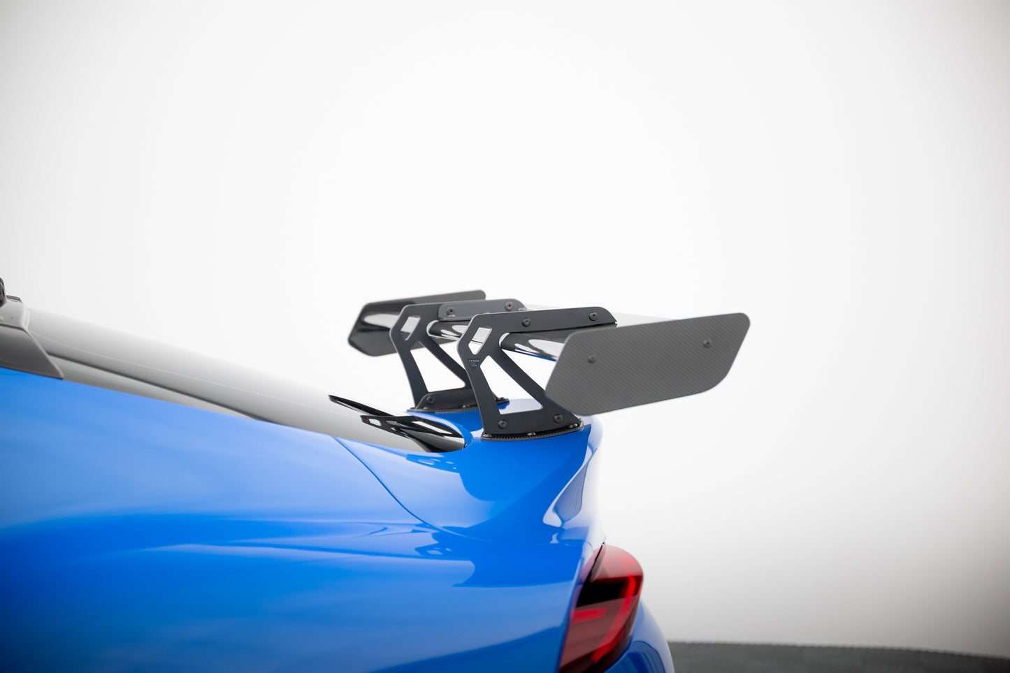 Carbon Spoiler With Upper Swan Mounting + LED suitable for Toyota Supra Mk5