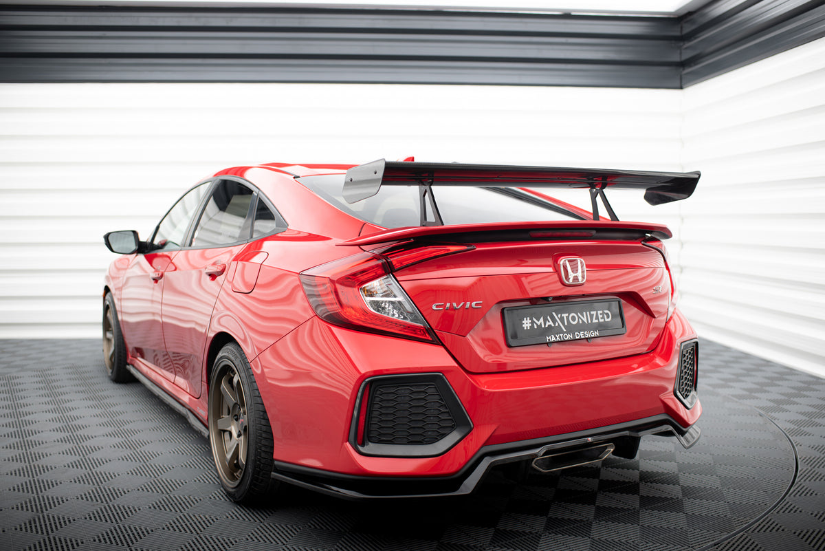 Carbon Spoiler With Upper Swan Mounting  Honda Civic SI Mk10