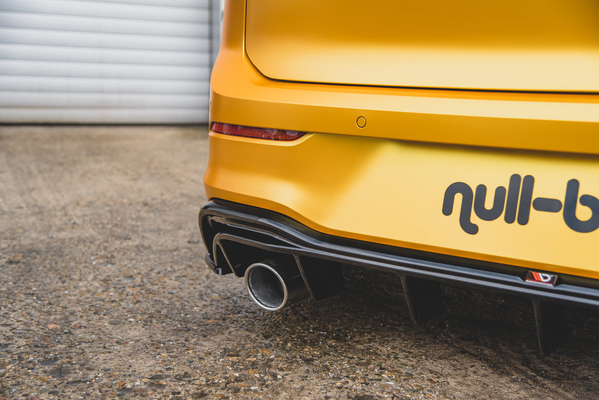Heckansatz (GTI LOOK) mit Auspuff passend für Volkswagen Golf Mk8