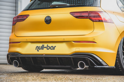 Heckansatz (GTI LOOK) mit Auspuff passend für Volkswagen Golf Mk8