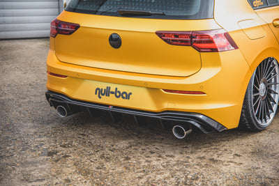 Heckansatz (GTI LOOK) mit Auspuff passend für Volkswagen Golf Mk8