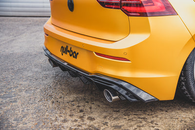 Heckansatz (GTI LOOK) mit Auspuff passend für Volkswagen Golf Mk8