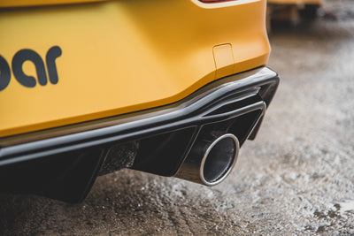 Heckansatz (GTI LOOK) mit Auspuff passend für Volkswagen Golf Mk8