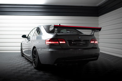 Carbon Spoiler With External Brackets Uprights + LED suitable for BMW 3 / M3 Coupe E92