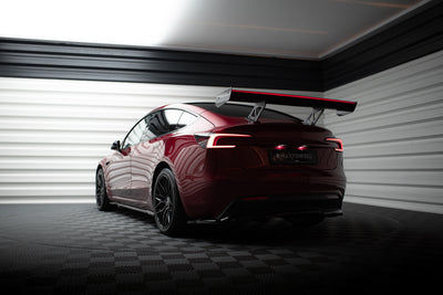 Karbonowy Spoiler + LED pasujący do Tesla Model 3