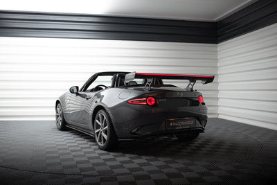Carbon Spoiler With Internal Brackets Uprights + LED suitable for Mazda MX-5 ND (Mk4)