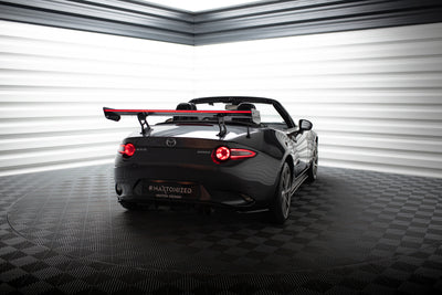 Carbon Spoiler With Internal Brackets Uprights + LED suitable for Mazda MX-5 ND (Mk4)