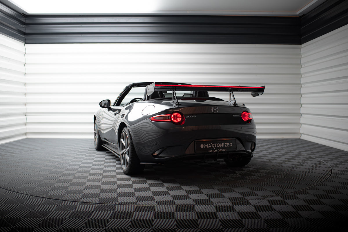 Carbon Spoiler With Upper Swan Mounting + LED suitable for Mazda MX-5 ND (Mk4)