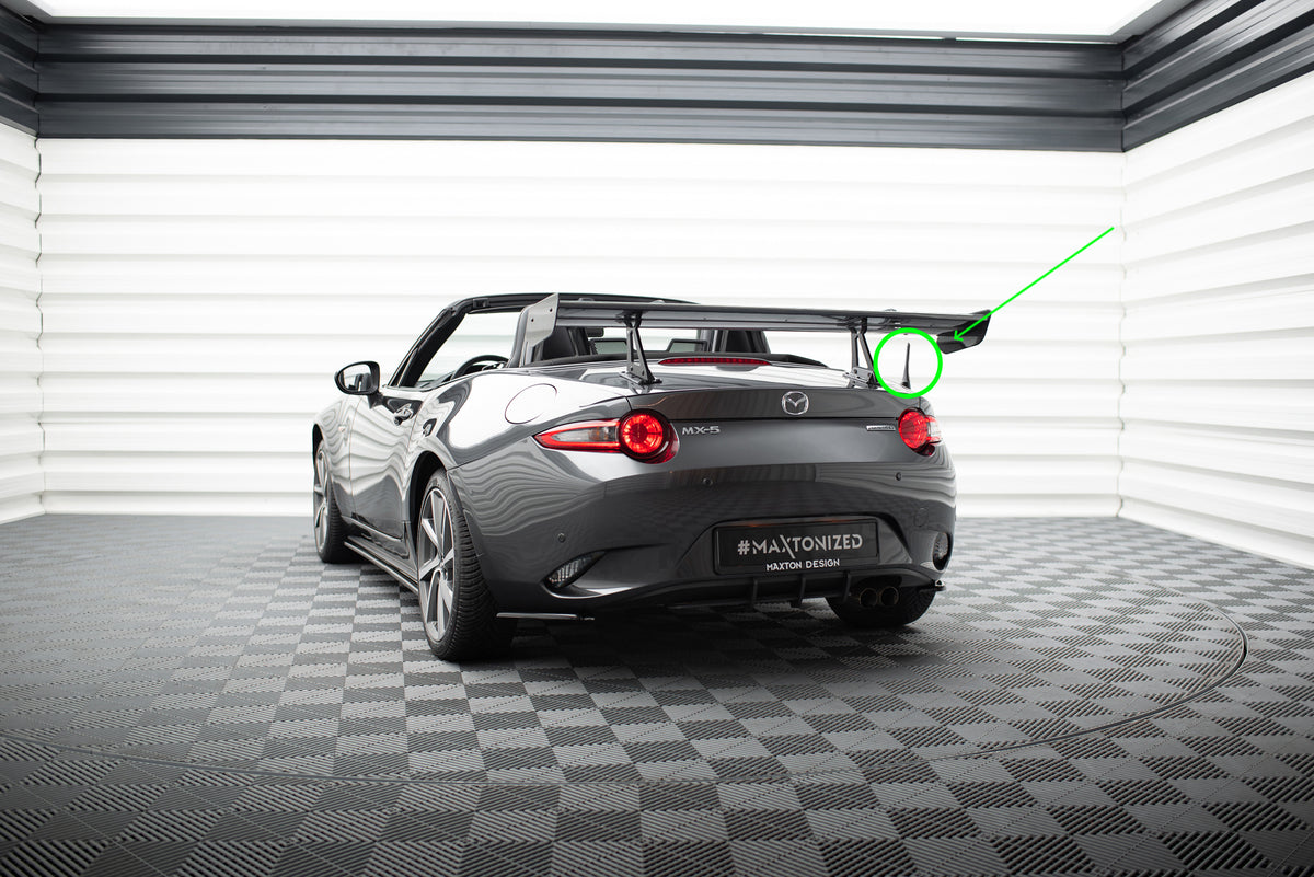 Carbon Spoiler With Upper Swan Mounting  suitable for Mazda MX-5 ND (Mk4)