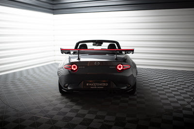 Carbon Spoiler With Upper Swan Mounting + LED suitable for Mazda MX-5 ND (Mk4)