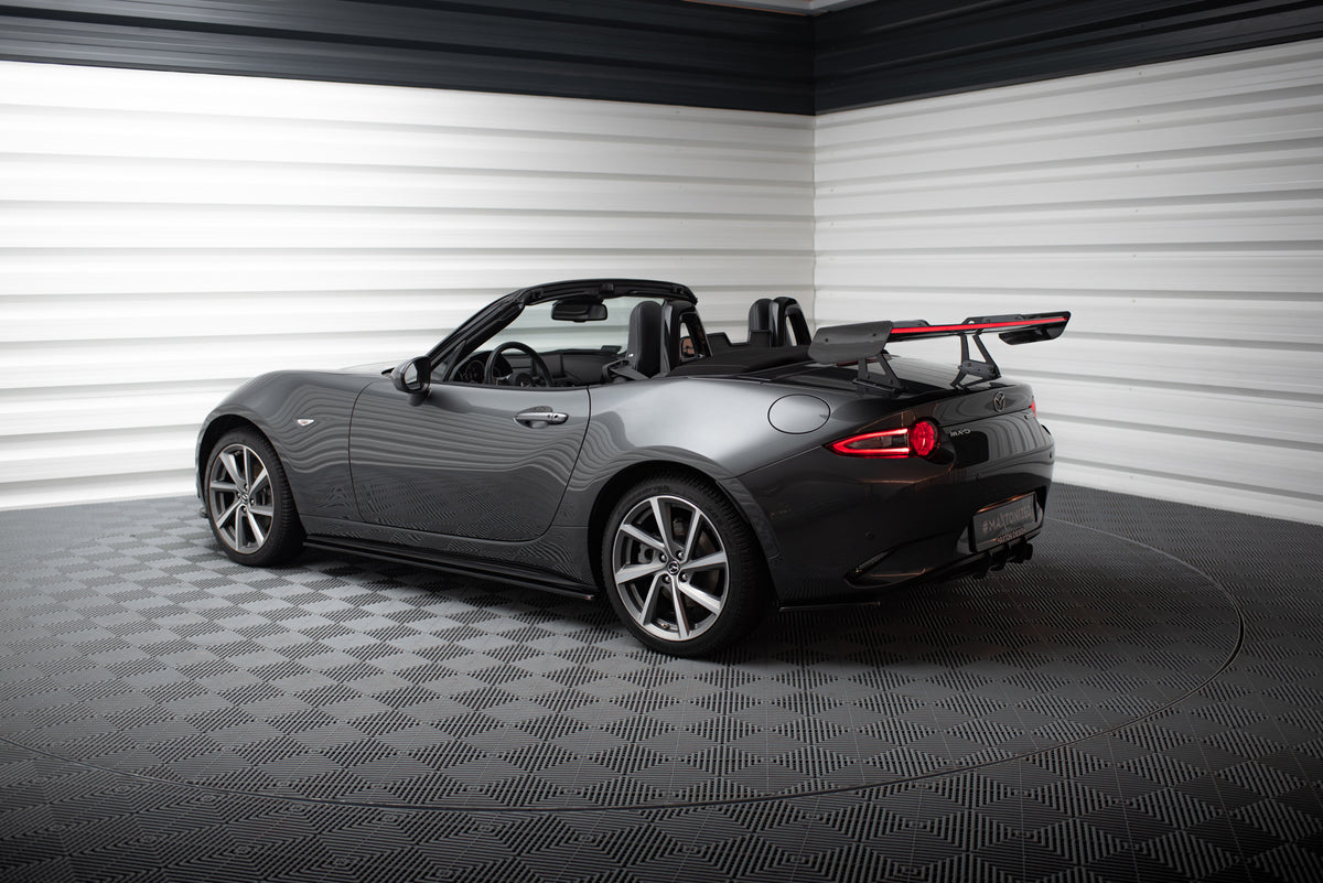 Carbon Spoiler With Upper Swan Mounting + LED suitable for Mazda MX-5 ND (Mk4)