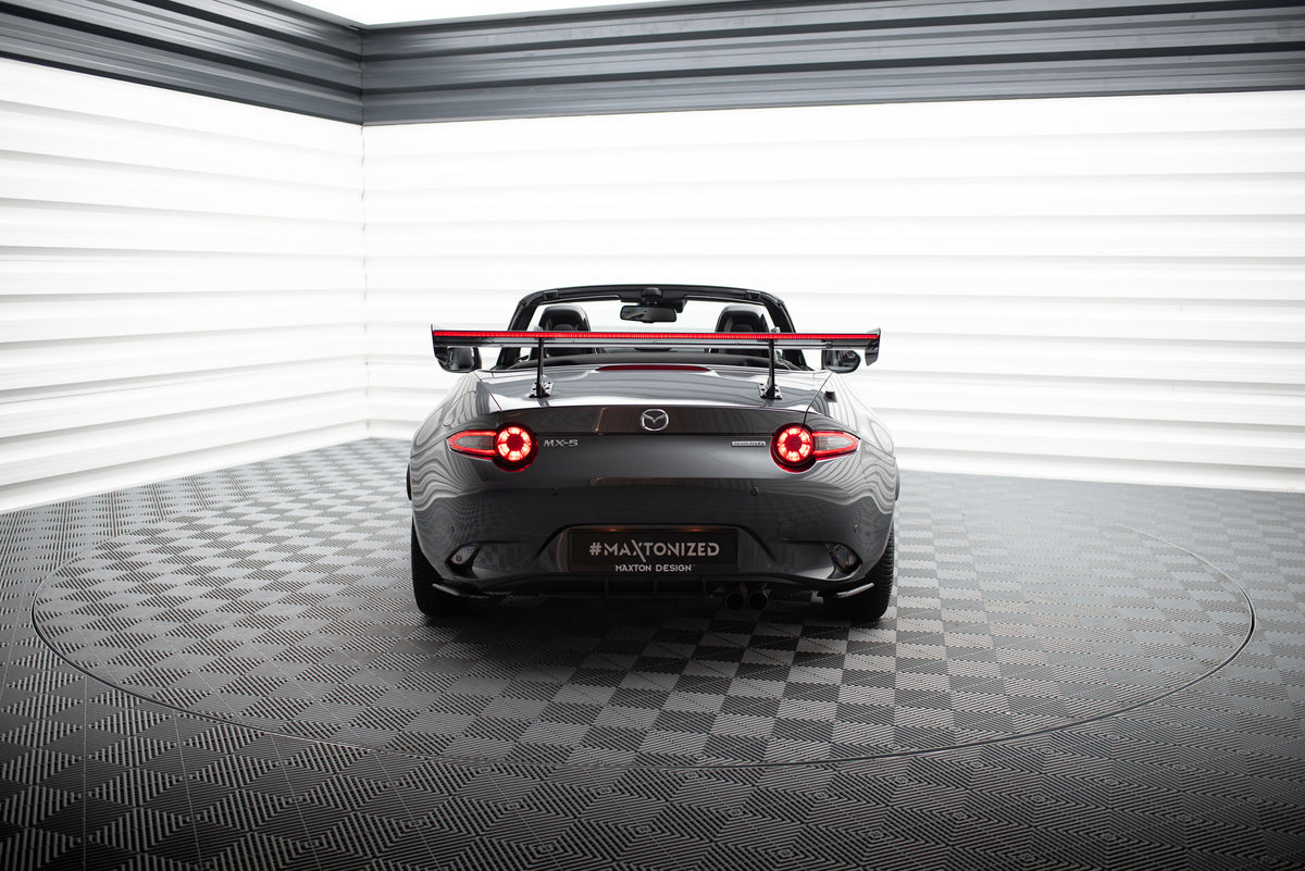 Carbon Spoiler With Upper Swan Mounting + LED suitable for Mazda MX-5 ND (Mk4)