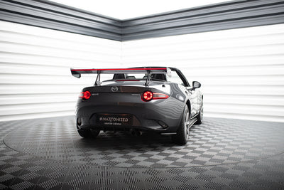 Carbon Spoiler With Upper Swan Mounting + LED suitable for Mazda MX-5 ND (Mk4)