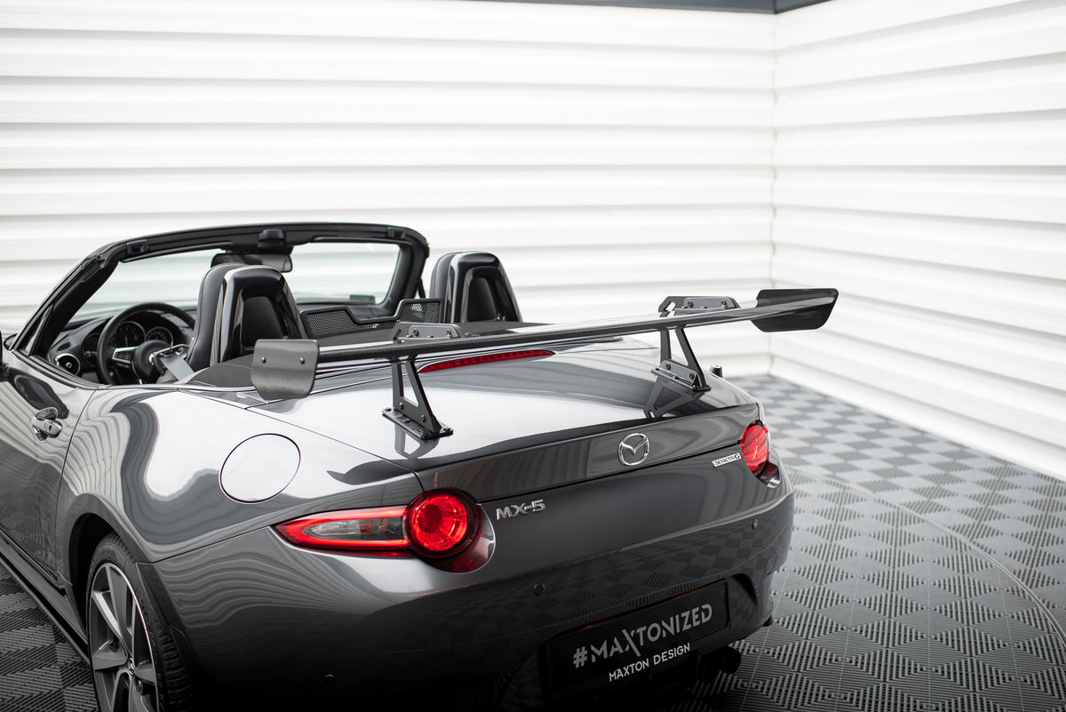 Carbon Spoiler With Upper Swan Mounting  suitable for Mazda MX-5 ND (Mk4)