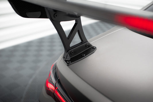 Karbonowy Spoiler Z Zewnętrznymi Wspornikami + LED pasujący do BMW M4 G82 / G82 Facelift / M440i / 4 M-Pack G22 / G22 Facelift