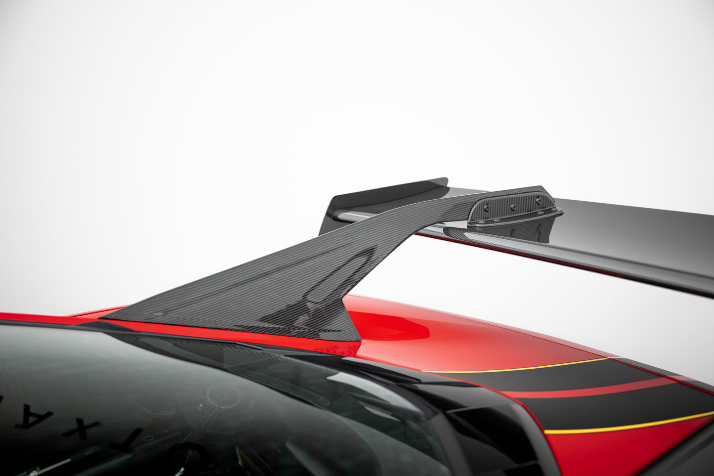 Karbonowy Spoiler + LED pasujący do Chevrolet Corvette C8