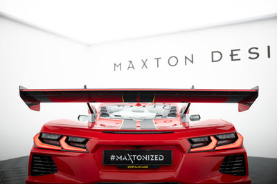 Karbonowy Spoiler + LED pasujący do Chevrolet Corvette C8